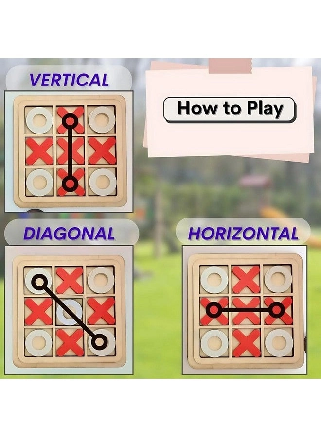 Tic Tac Toe - Wooden XOXO