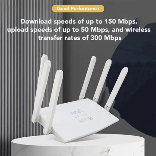 WiFi 6 LTE Router - 300Mbps <Top Wi-Fi standard: WiFi 6> <WLAN data transfer rate (max): 300Mbps>