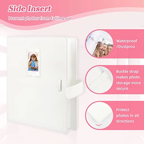 2x3" 640 Pockets Leather Photo Album