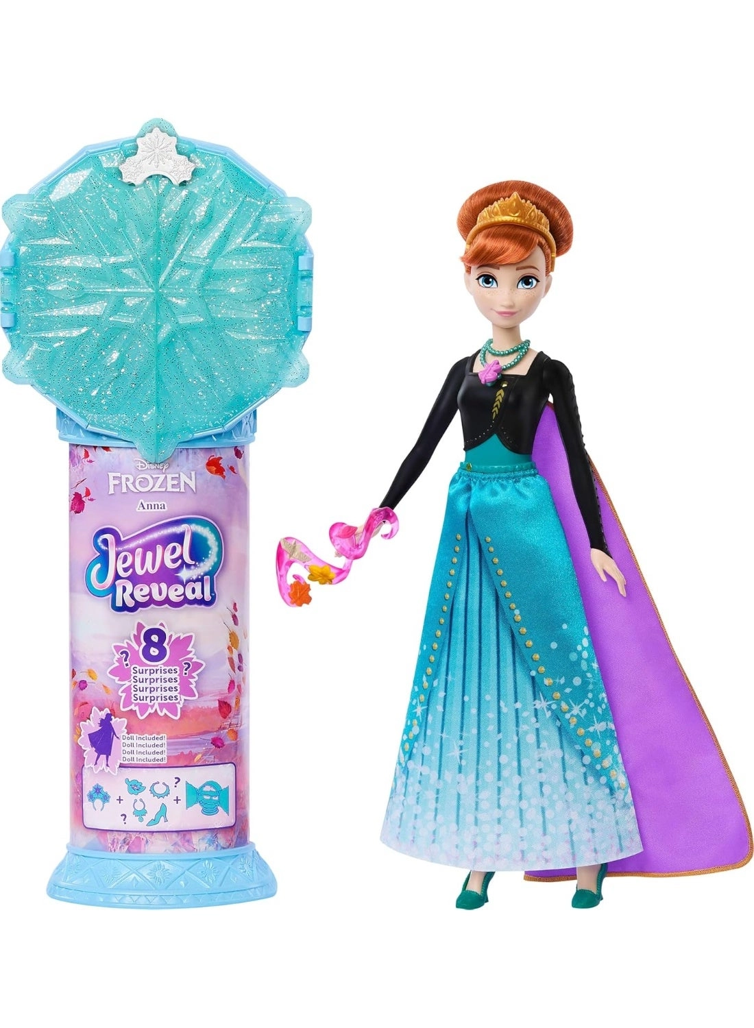 Mattel Games Anna Fashion Doll - Spin & Jewel Reveal