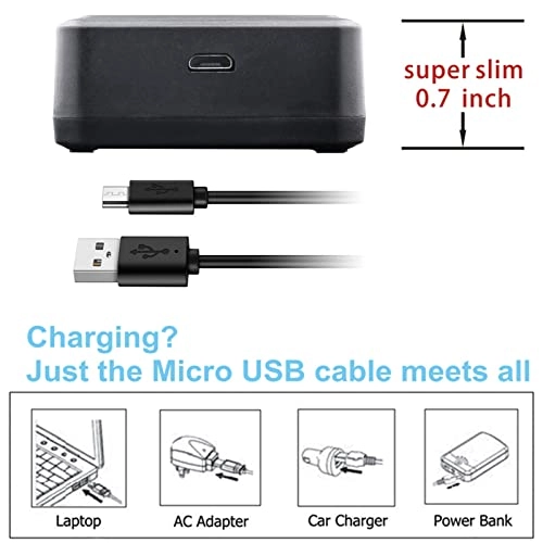 DMW-BLK22 - 2200mAh + LED2 - USB Dual