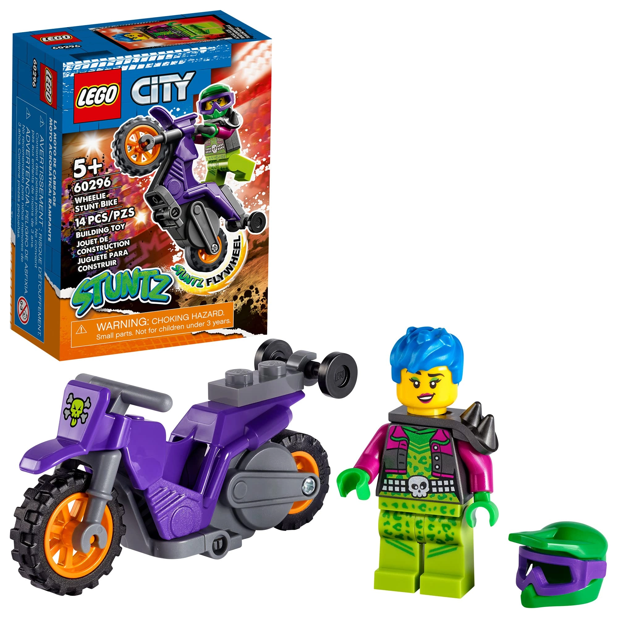 City Wheelie Stunt Bike (60296) - Stuntz