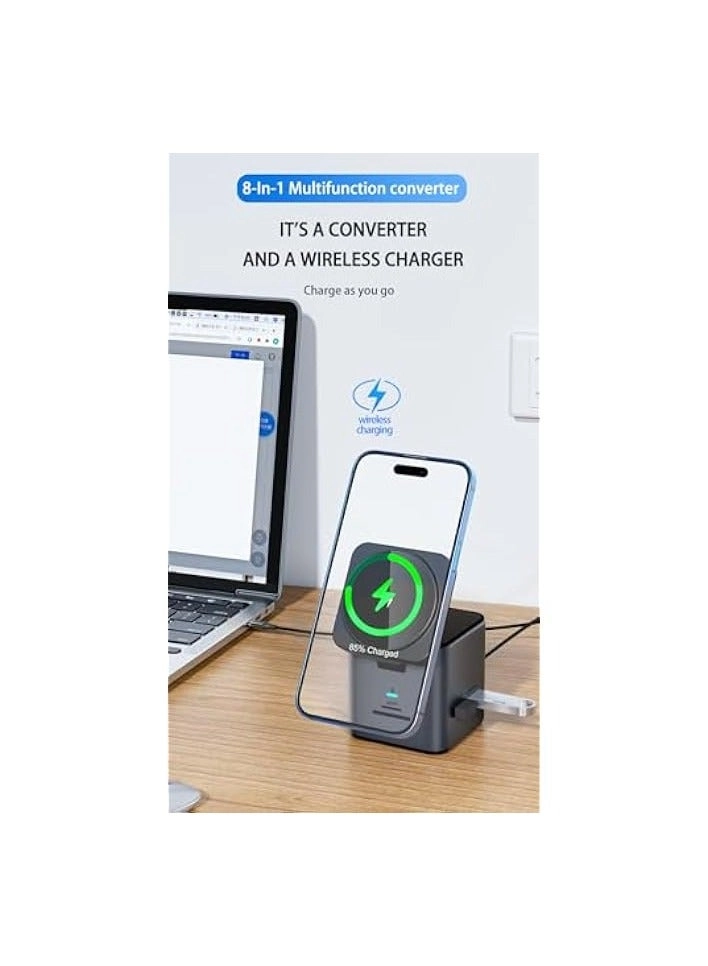 CubeMag - 8-in-1 USB C Gigabit Ethernet