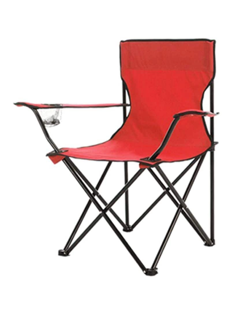 Foldable Camping Picnic Chair - Black Unisex