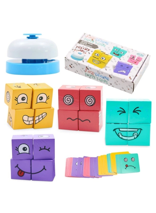 OSHIMA Face Changing Cube 3D Wooden Puzzle - 16 pcs
