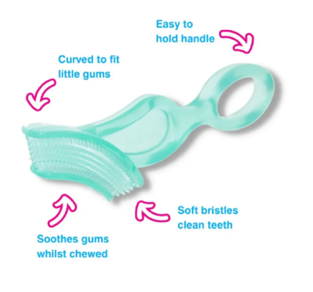 Chewable Toothbrush - Teal Double Pack