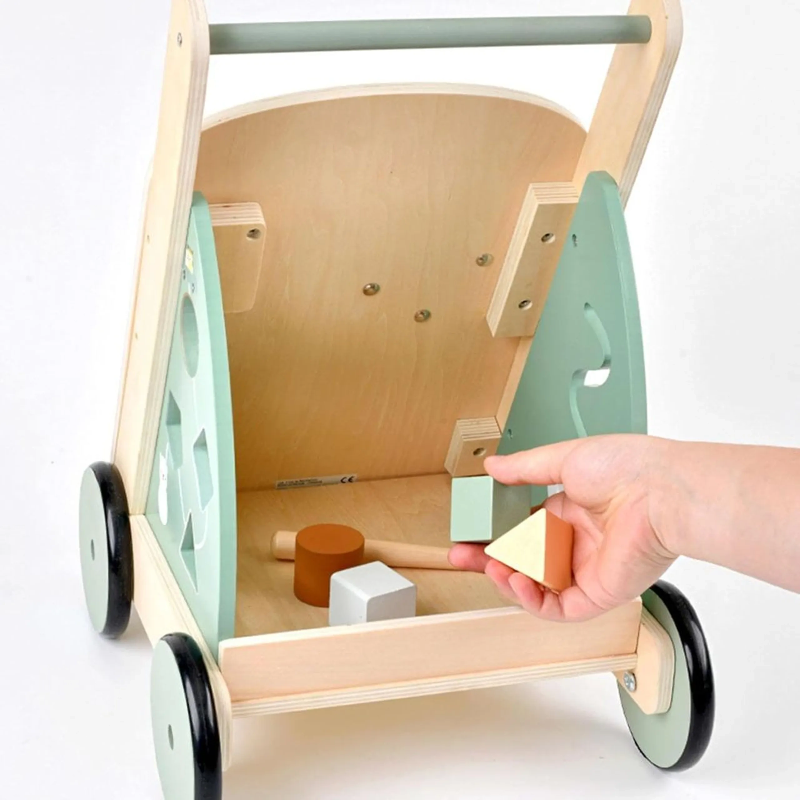 Enzo Wooden Baby Walker - 5-in-1 Activity Center