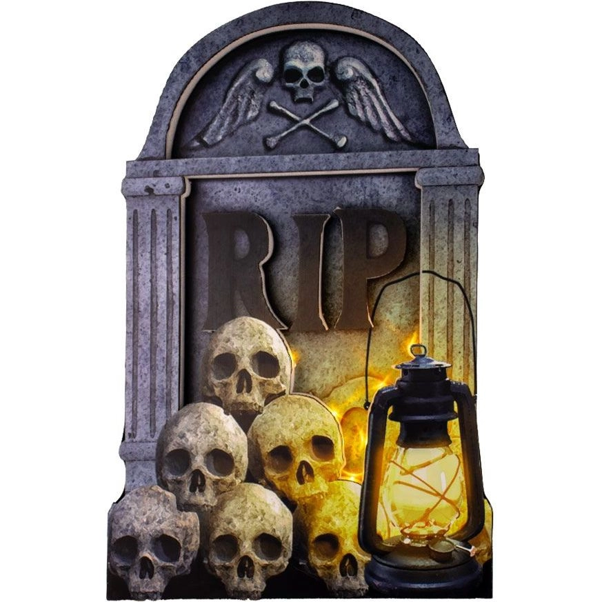 MAD TOYS Light-Up Tombstone