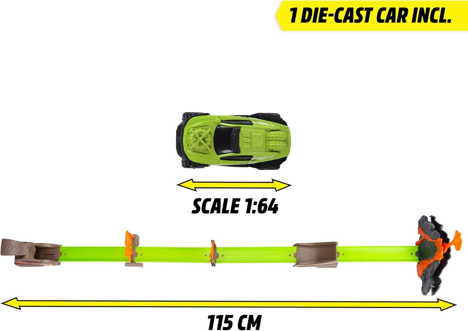 Volcano Launcher Track Set - Multi Colour 3+