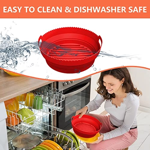 Air Fryer Liners - Silicone 1 x Air Fryer Liners 1 x Separator Pad