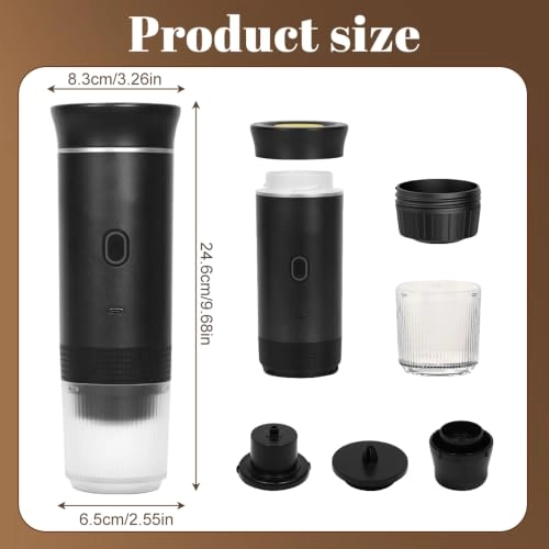 Portable Coffee Maker - ground coffee and capsules