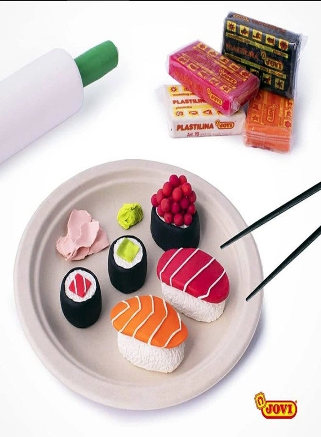 Plastilina Modelling Clay - 50g 6pcs.