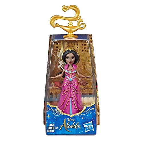 Princess Jasmine Doll - 3.5-Inch Plastic Pink Dress Ages 3+