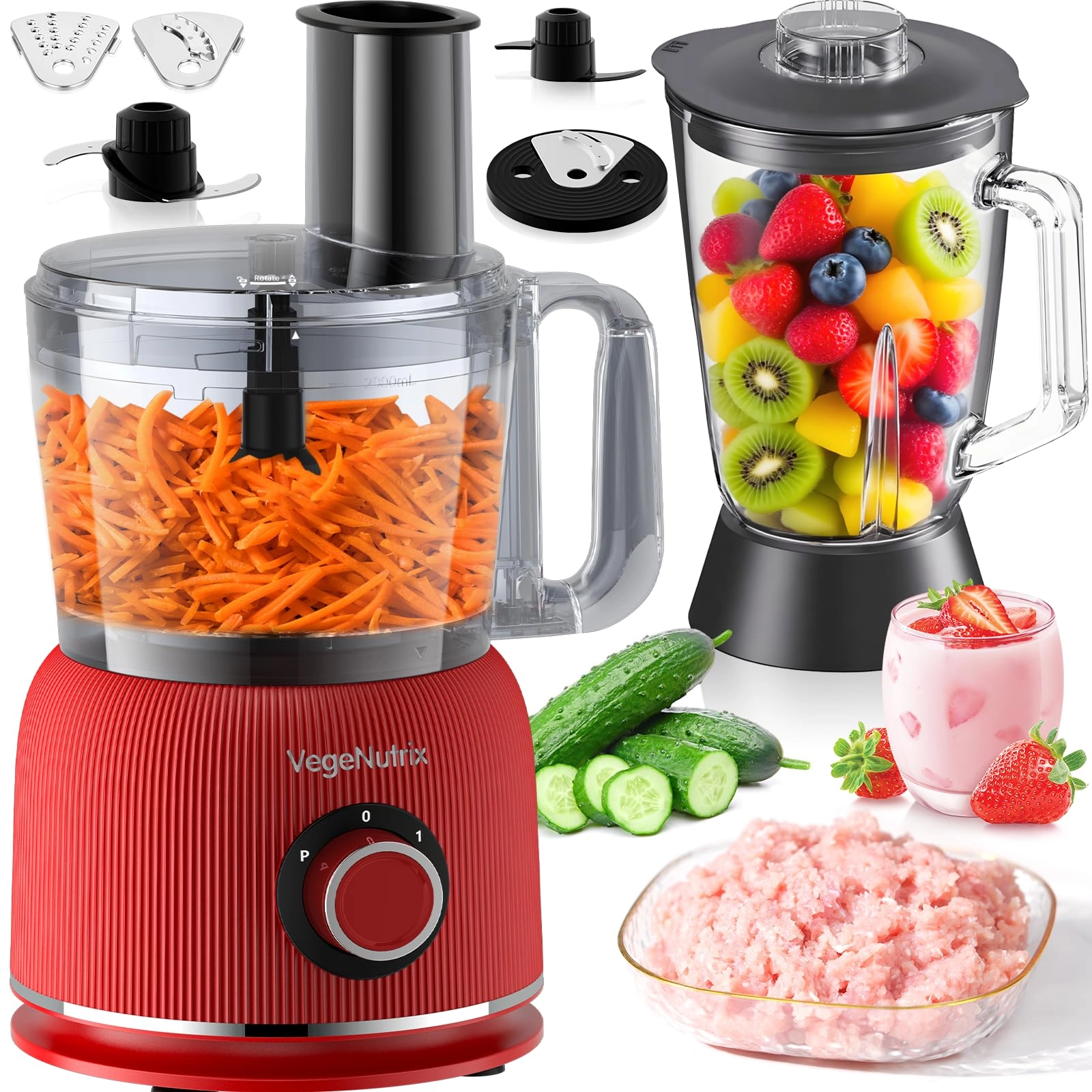 Multifunctional Food Processor - 2.5L 1500 W