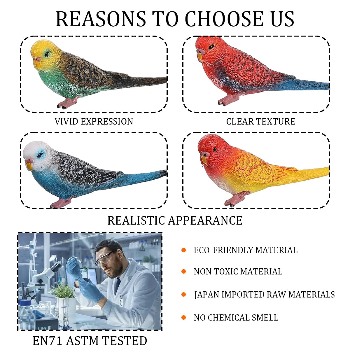 Birds Figures - Plastic