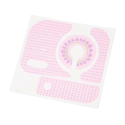 Instant Camera Body Stickers - Mini 12 Pink Polka Dot Sunflower PVC