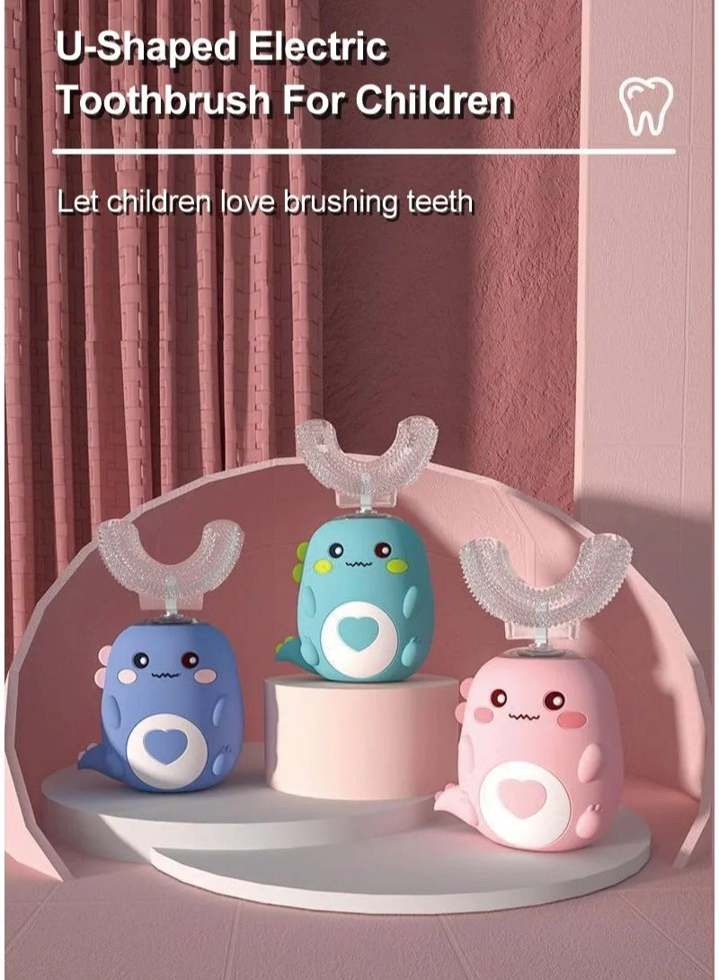 U-shaped children's toothbrush - 360 Degree Automatic Rechargeable