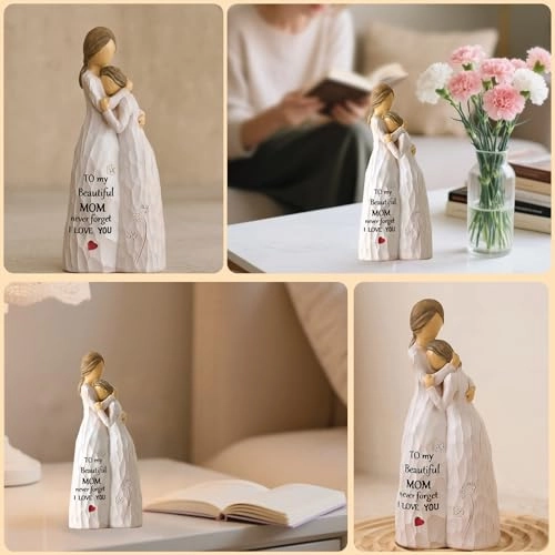 Mother Daughter Figurine - Resin