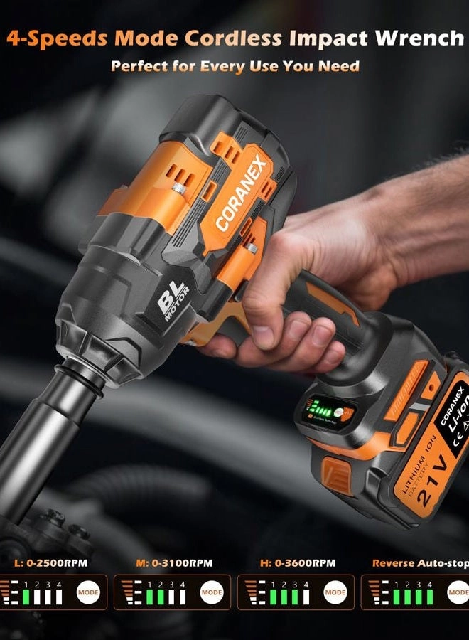 1/2" Cordless Impact Wrench - 1300N.m