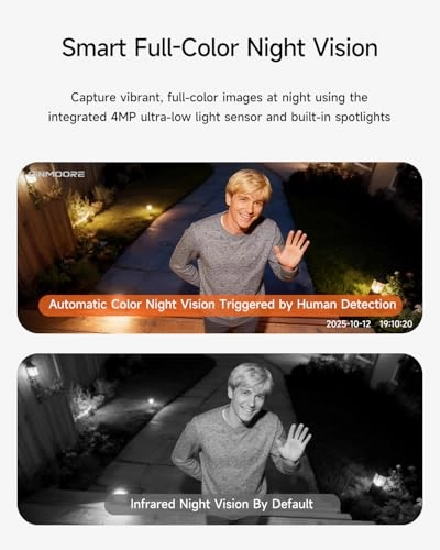 Wireless Wi-Fi Battery Camera 2.5K