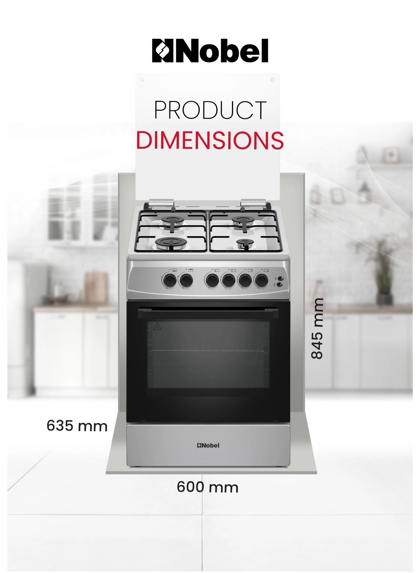 NGC6611I 60x60cm Gas Oven