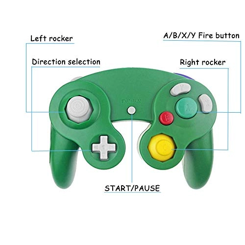 Gamecube Controller - Orange and Green Pack