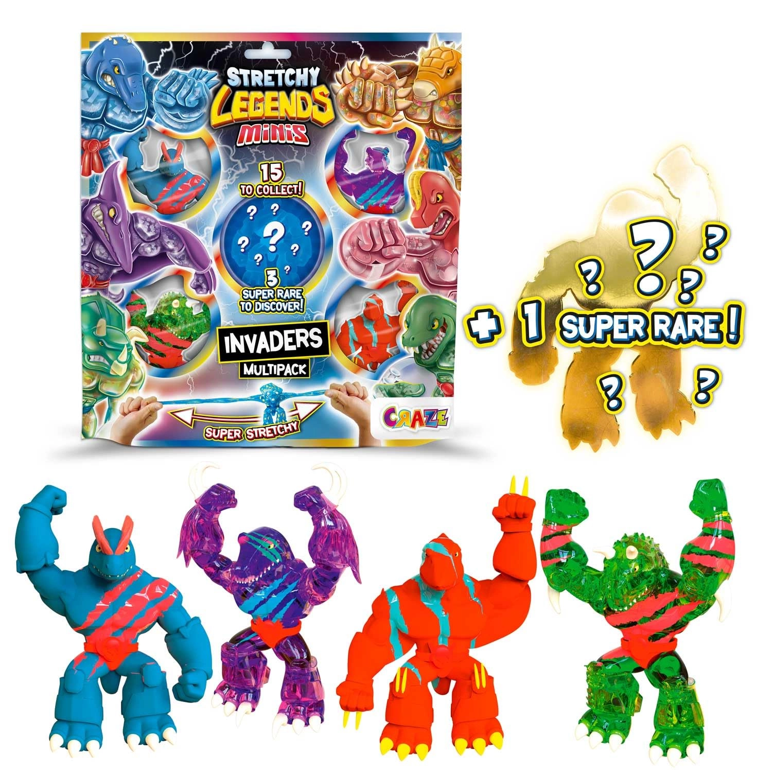 CRAZE Dinosaur - Animal - LEGENDS - Minis Multipack Invaders - 36.0 yr(s) 5 piece(s)