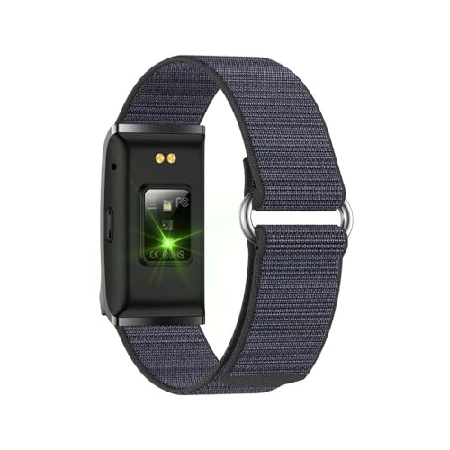 Screen Less Fitness Tracker - Heart Rate Monitor USB Charging Black