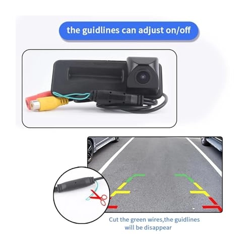 Reverse car rear view camera - Night vision Wired 720 x 540 pixels