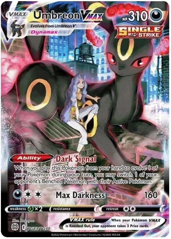 Pokemon USA, Inc. Sword & Shield: Brilliant Stars Umbreon VMAX TG23/TG30