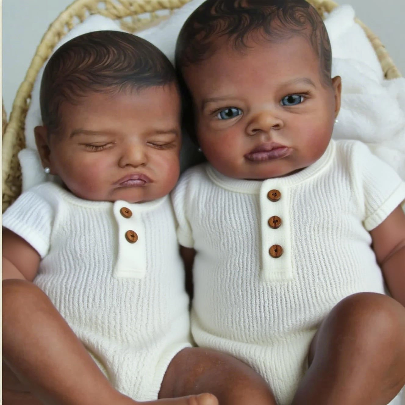 Anano Reborn Baby Doll - 20 in Silicone Set