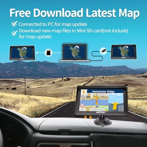 GPS Navigator for Truck RV Pickup - 7 inch