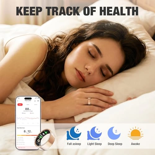 Smart Ring - Heart Rate Blood Oxygen IP68