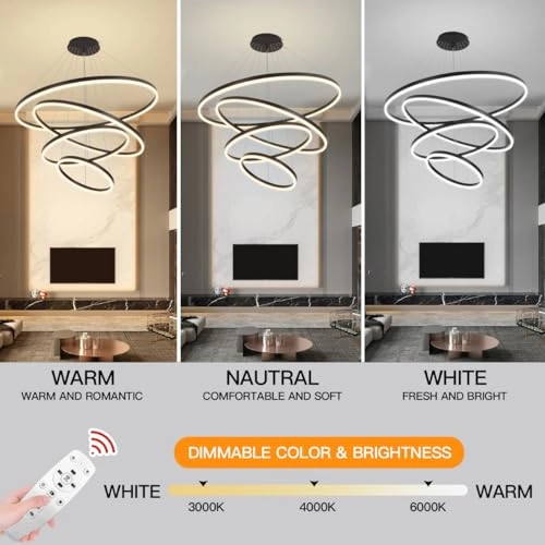 Modern Chandelier - 3000K-6000K