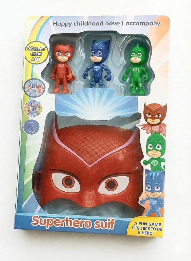 Fortune Pearl Owlette + Gekko + Catboy - SuperHero Cartoon Series