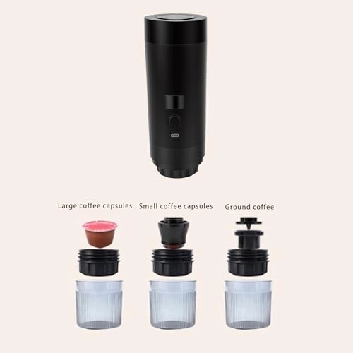 Portable Coffee Machine - Compatible with both coffee capsules and grounds