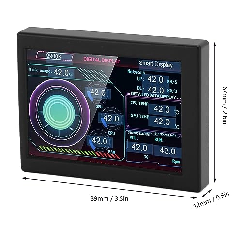 Computer Temp Monitor - Bewinner3pgh89tu5x-12 3.5 Inches 320x480