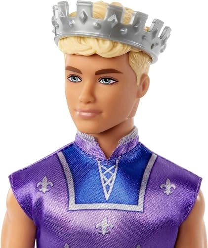 Ken Doll - Fairytale Blonde Gold Crown Ages 3+