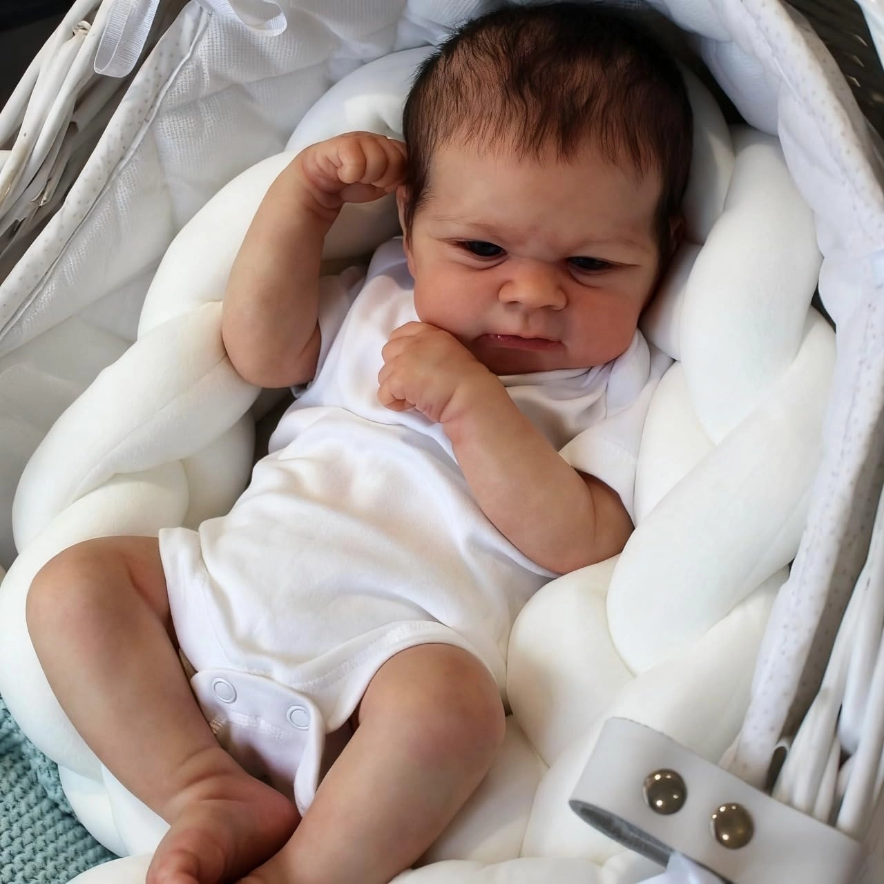 Nanjing keruita internet tech Co.,Ltd LouLou Reborn Baby Doll - 17 inches Silicone Vinyl Boy Ages 3+