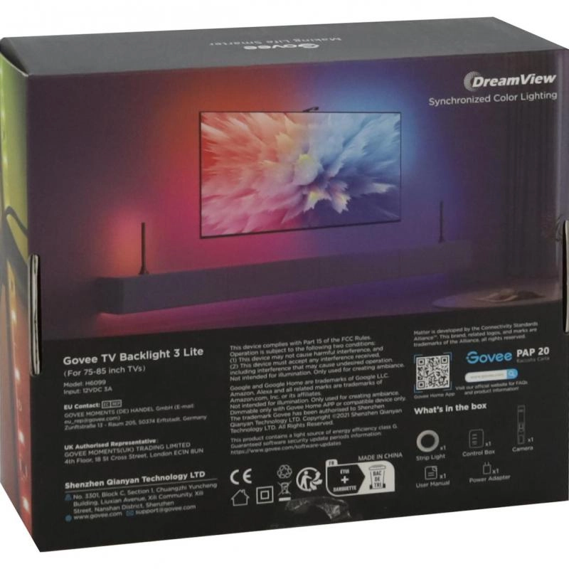 TV Backlight 3 Lite - H6099 Bluetooth RGBIC+W