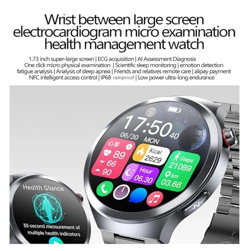 Smart Health Watch - 1.73-inch 466*466 IP68