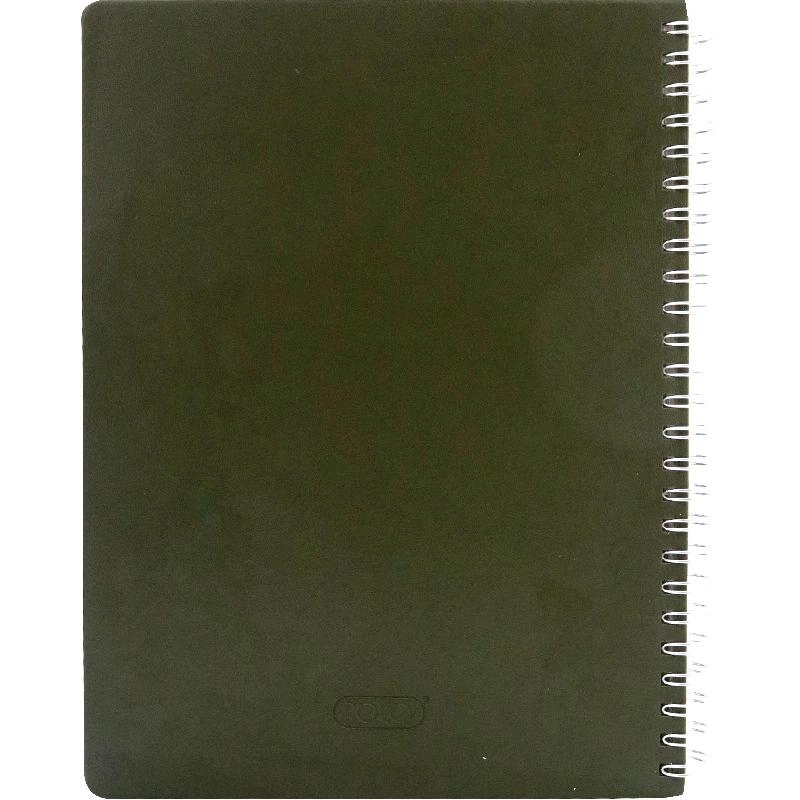 Notebook 19 X 26 cm Spiral - Grid 100 Sheets