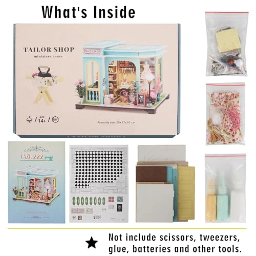 DIY Miniature Dollhouse Kit - 1:24