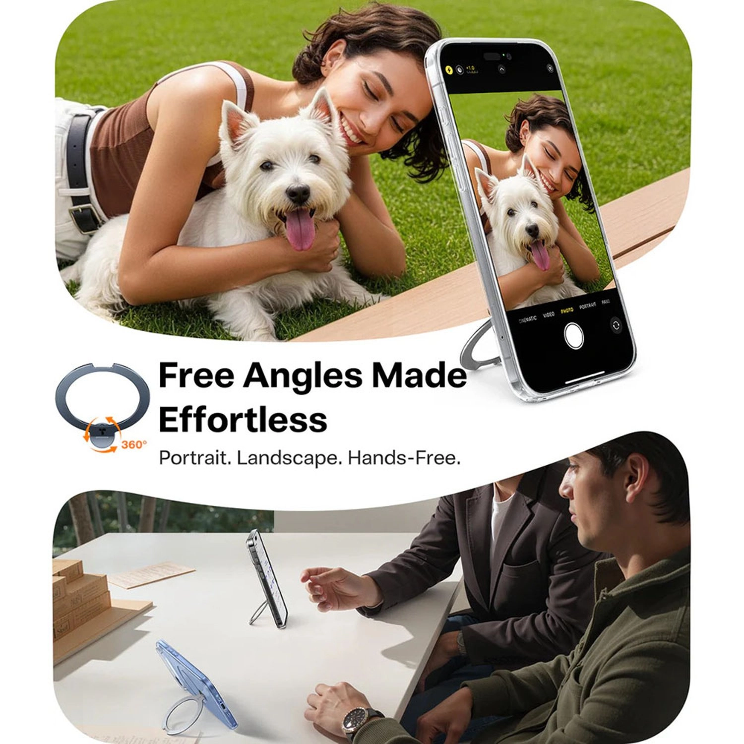 Ostand Spin Series Case with MagSafe for iPhone 17 Air