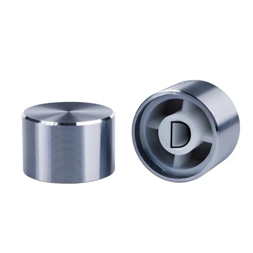 Upgrade Knob - 2.0 Count Grey Aluminum