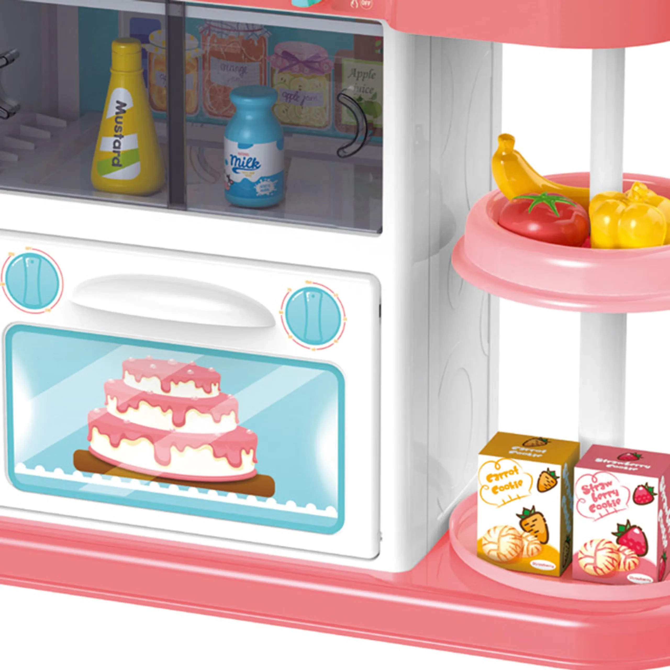 Kids Toys Kitchen Pretend Play - 38pcs (GF-889-166)