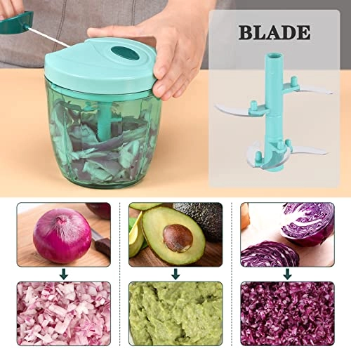 Manual Food Chopper - 900ML 5