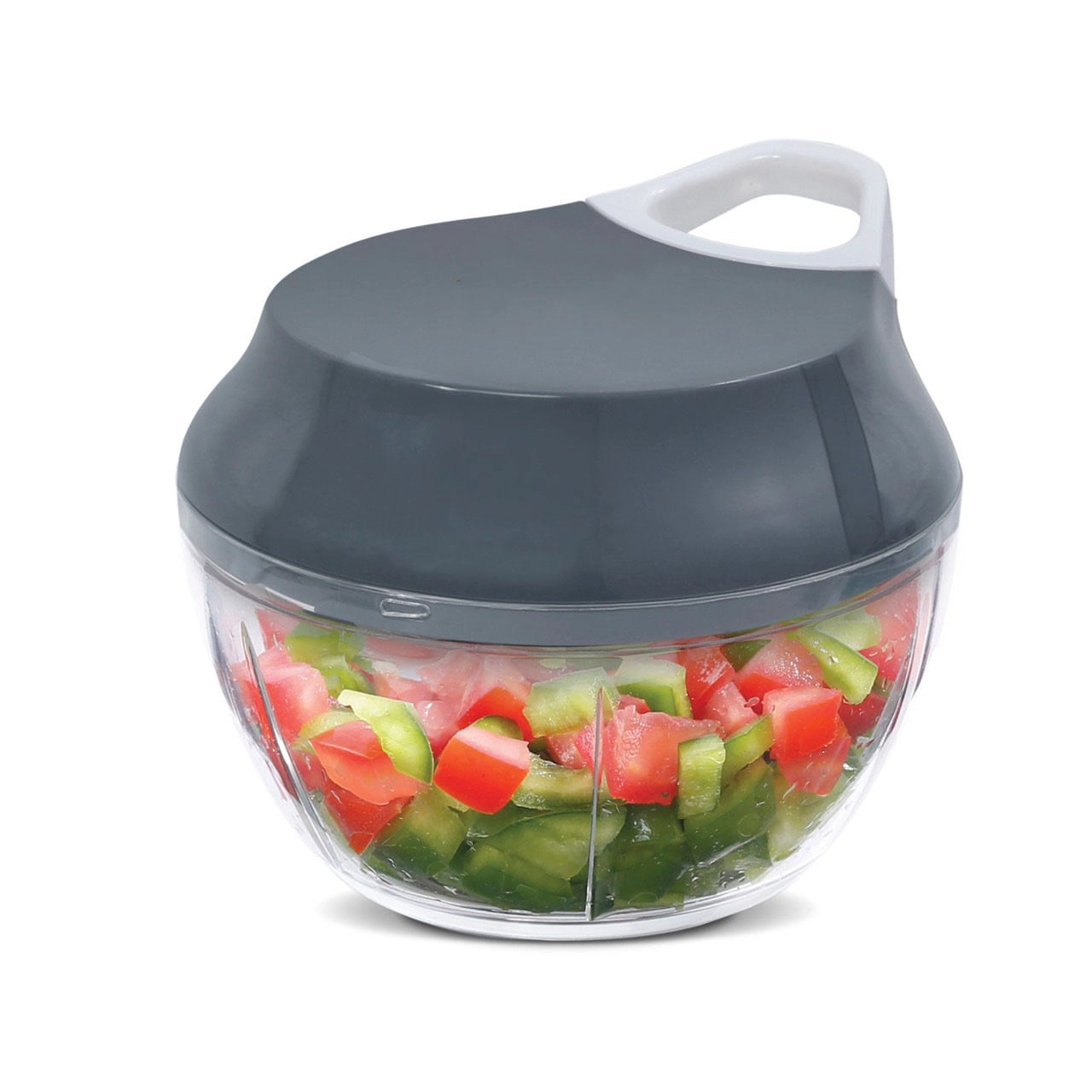 khomat Manual Food Chopper - Handheld Pull Compact