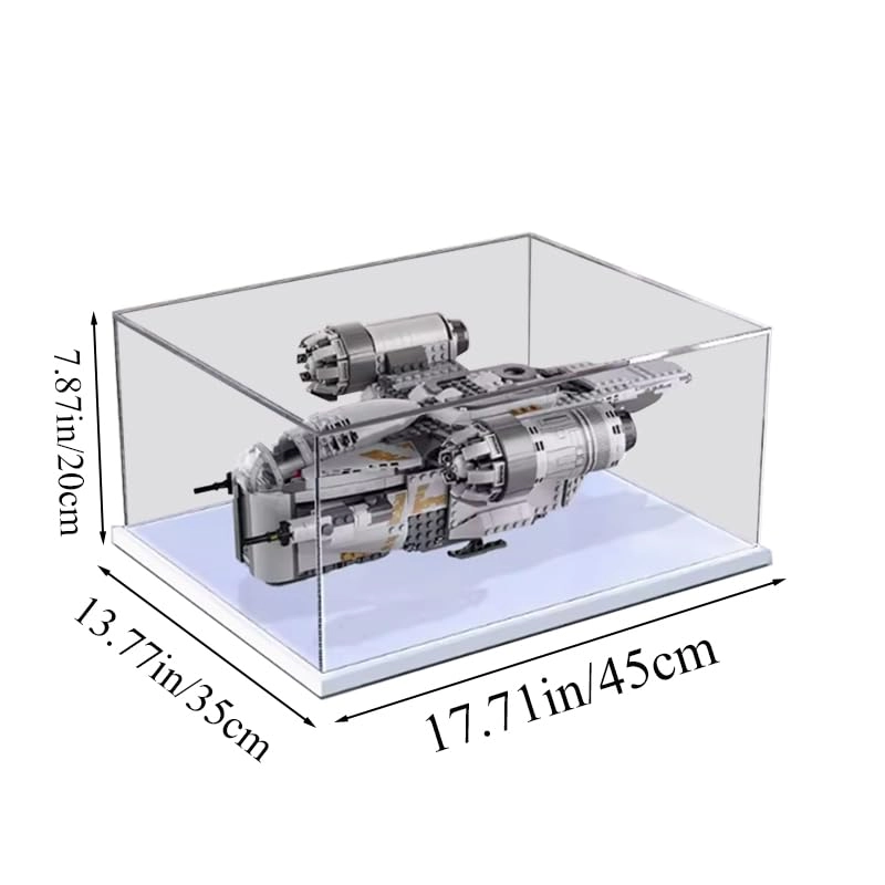 Transparent Acrylic Display Stand - 75292 Razor Crest White