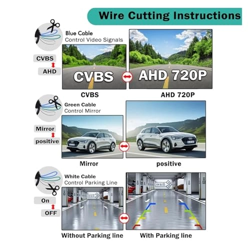 Rear View Camera - Wire 1280 * 720 pixels
